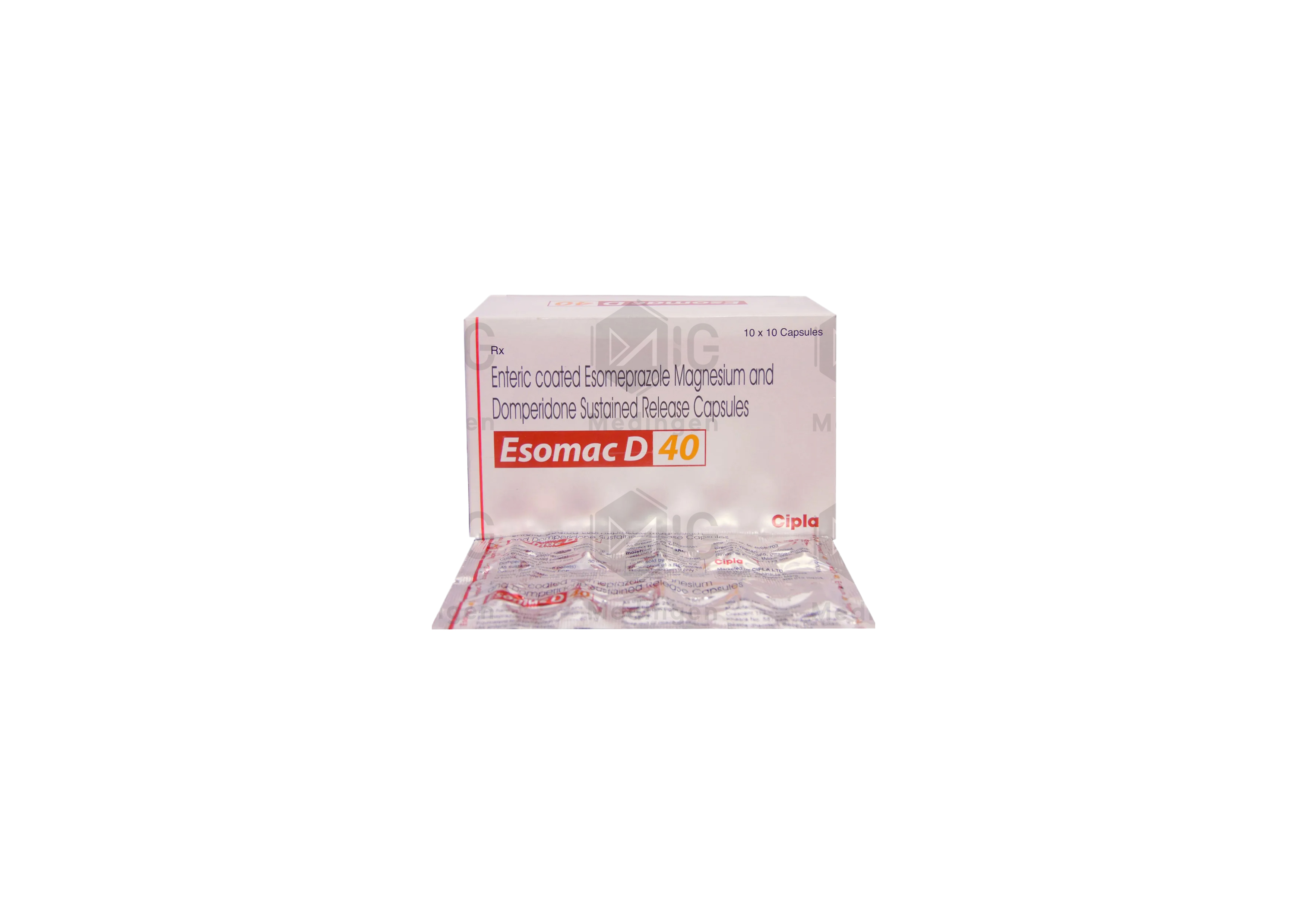 ESOMAC D 40MG CAPSULES